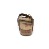 Sandalia Malibu Glam Cacao Marrón para Mujer