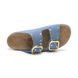 Sandalia Malibu Glam Jeans Azul para Mujer