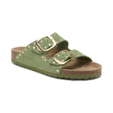 Sandalia Malibu Glam Verde Bosque para Mujer
