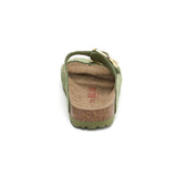 Sandalia Malibu Glam Verde Bosque para Mujer