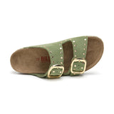 Sandalia Malibu Glam Verde Bosque para Mujer