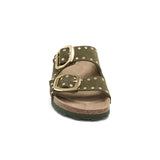 Sandalia Malibu Glam Verde Oliva para Mujer