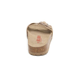 Sandalia Santa Monica beige arena para mujer