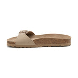 Sandalia Santa Monica beige tostado para mujer