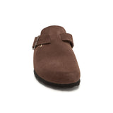 Zueco Dallas Castaña Marron Planta Blanda
