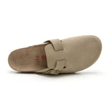 Zueco Dallas Ecru Kaki Planta Blanda