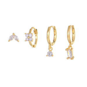 Pendientes de lujo ligero para mujer