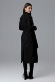 Naira Chaqueta femenina elegante en negro vista lateral