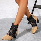 JOLIE™ - Botines elegantes de encaje con tacón