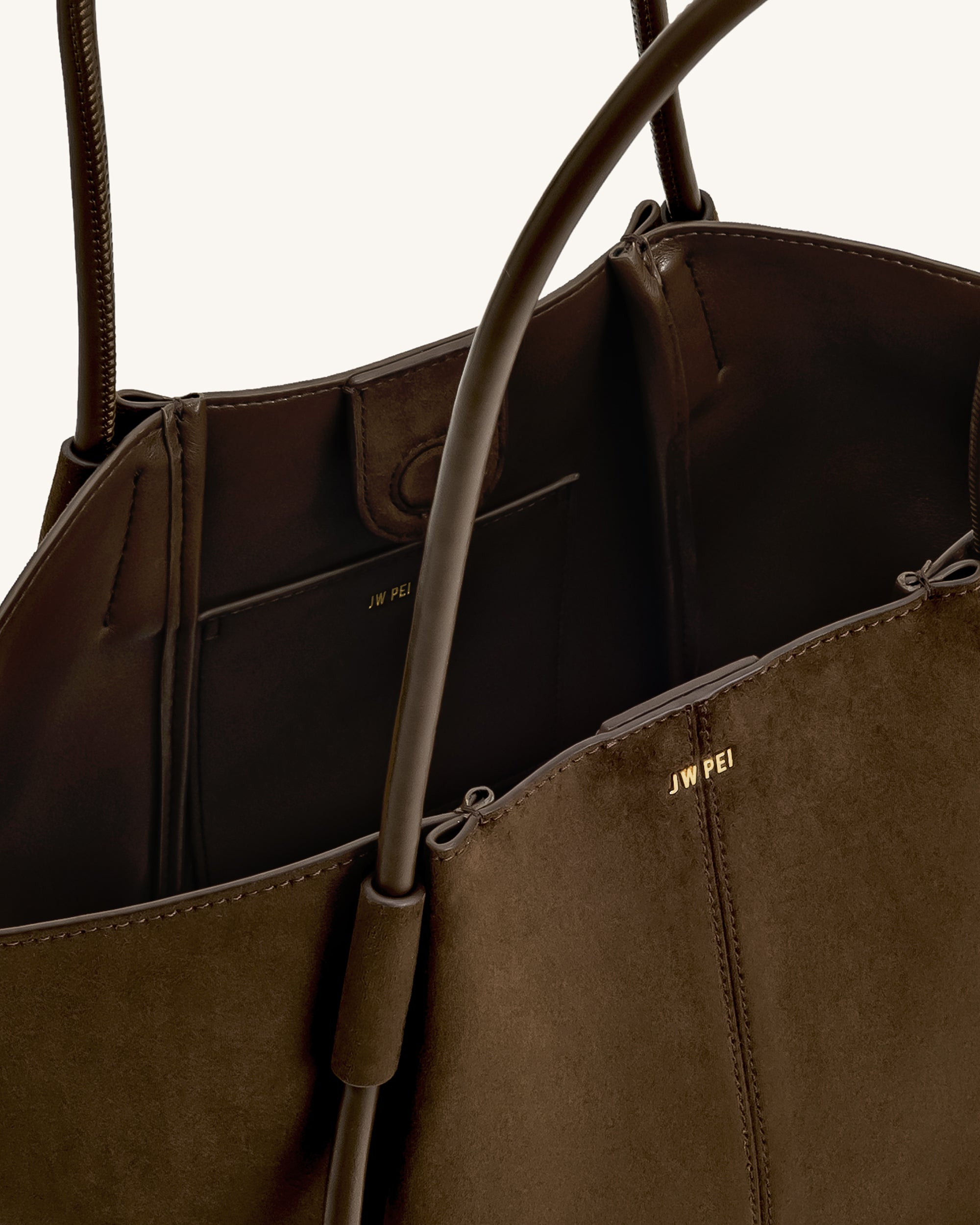 Nekane Bolso Grande Marrón bolso elegante moderno