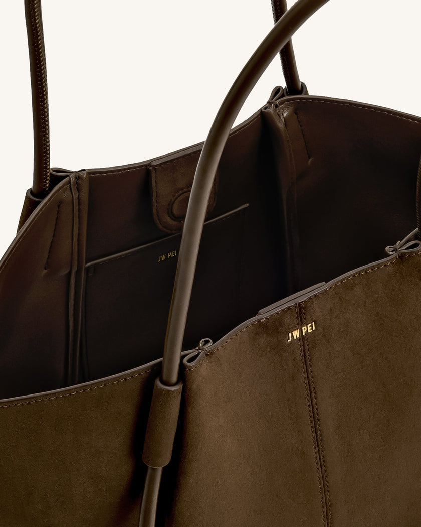 Nekane Bolso Grande Marrón bolso elegante moderno