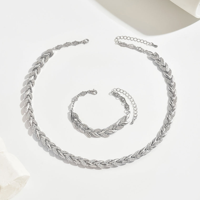 Verónica | Parure de Strass y Cristal