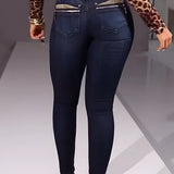 Berta Jeans Glam Con Pedrería vista trasera