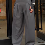 Mar Pantalones Ajustados Casuales vista frontal
