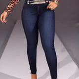 Berta Jeans Glam Con Pedrería vista frontal