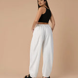 Lidia office pants barrel leg