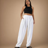 Lidia office pants barrel leg