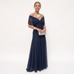 Velora | Vestido Floral Largo con Escote en V
