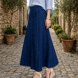 Denim Midi Skirt