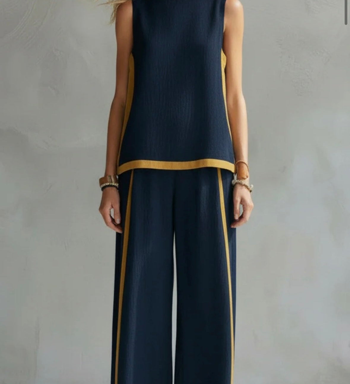 LEILA | CONJUNTO ELEGANTE DE LINO Y ALGODÓN