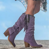HARLOW™ - Botas vaqueras clásicas con flecos