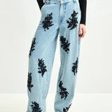 Luissine | High-Waisted Wide-Leg Jeans