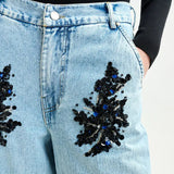 Luissine | High-Waisted Wide-Leg Jeans