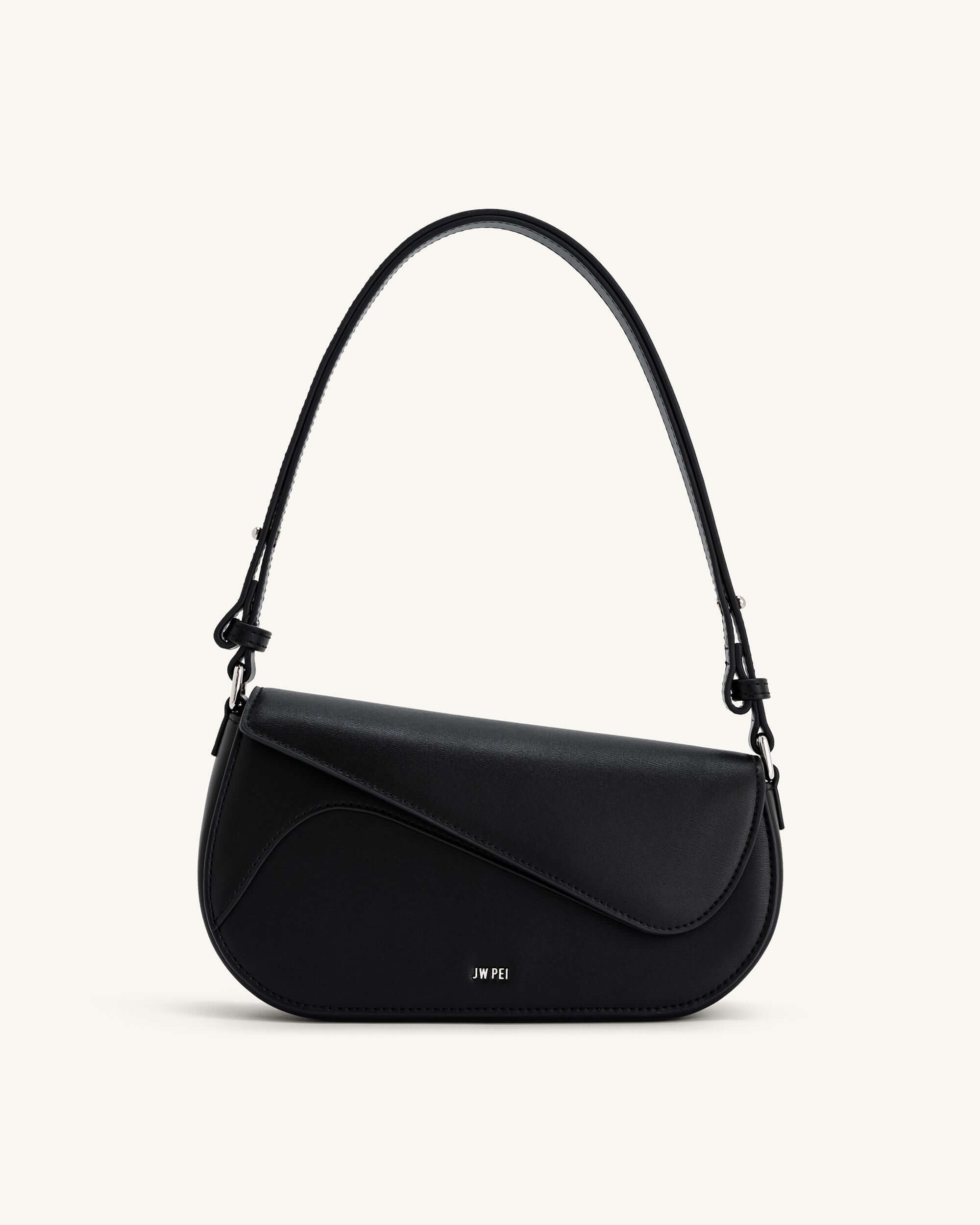 Castora Bolso de hombro Negro elegante para mujer diseño moderno