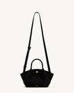 Noelia Bolso Mini de Ante Sintético Negro bolso elegante moderno