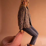 Valeria | Elegant and Comfortable Leopard Print Jacket