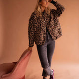 Valeria | Elegant and Comfortable Leopard Print Jacket
