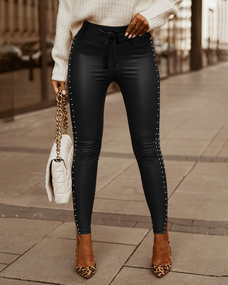Sabina Pantalón elegante femenino vista lateral