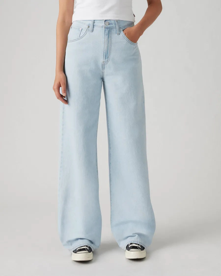 Raquel Vaqueros holgados con cintura ajustable look casual femenino