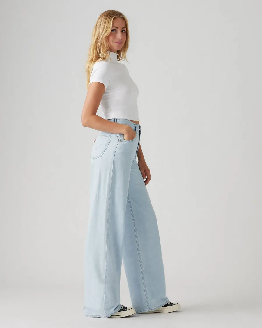 Raquel Vaqueros holgados con cintura ajustable look casual femenino