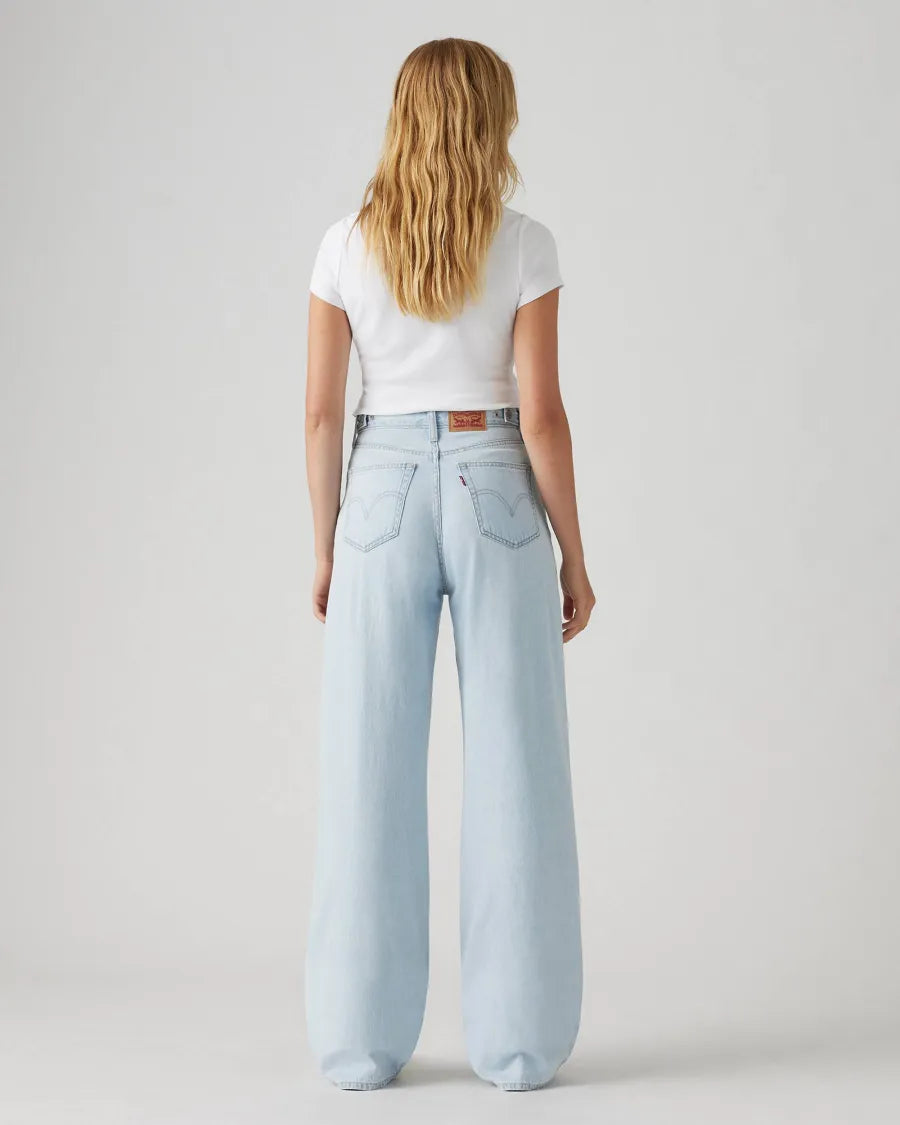 Raquel Vaqueros holgados con cintura ajustable look casual femenino