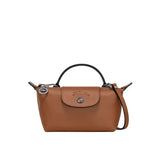 Parisian | Mini Brown Leather Top-Handle Bag