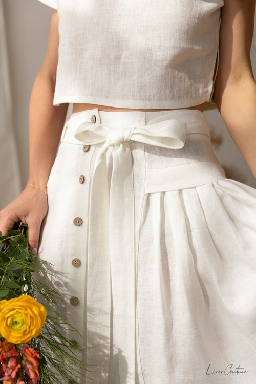 Taormina Conjunto Top más Falda look femenino elegante