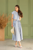 Taormina Conjunto Top más Falda look femenino elegante