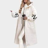 Rosana | Elegant hooded cardigan coat
