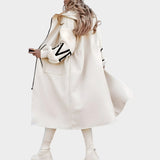 Rosana | Elegant hooded cardigan coat