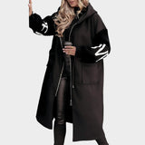 Rosana | Elegant hooded cardigan coat