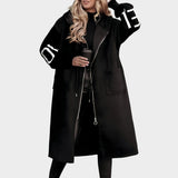 Rosana | Elegant hooded cardigan coat