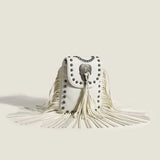 Bolso de hombro Rebel con borlas