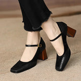 Ellie | Zapatos de salón clásicos de cuero