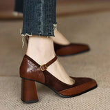 Ellie | Zapatos de salón clásicos de cuero