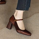 Ellie | Zapatos de salón clásicos de cuero