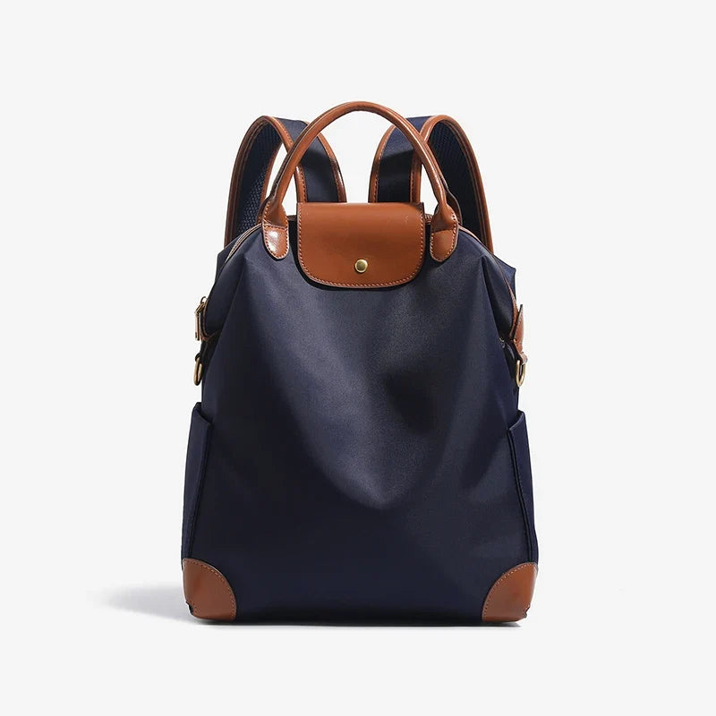 Isabel | Mochila con detalles de cuero