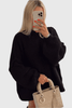 Cassia | Oversized Knit Sweater with Balloon Sleeves