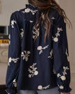 Laia | Camisa de manga larga con bordado floral elegante