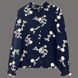Laia | Camisa de manga larga con bordado floral